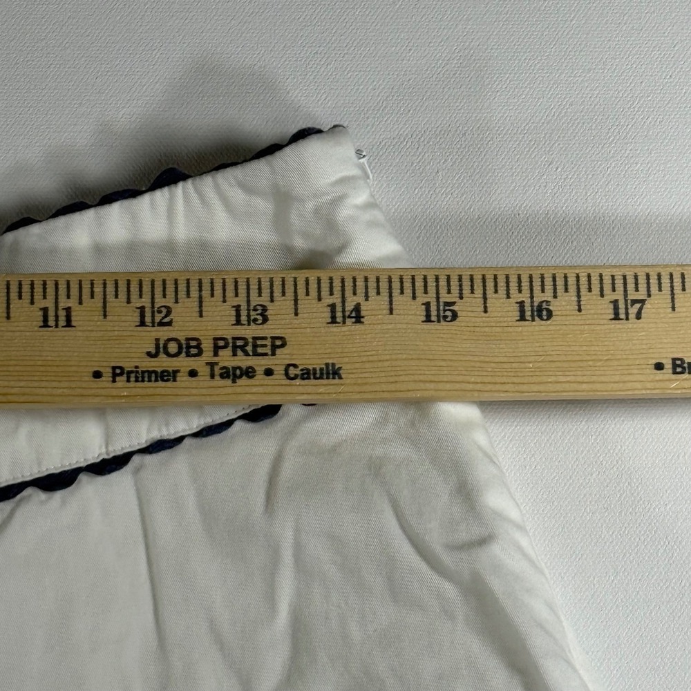 VTG Liz Claiborne Beach Umbrella Skirt Women 6 White Retro Coastal Preppy Summer - Picture 12 of 13